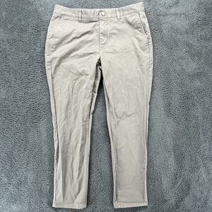 Bonobos Pants Mens 34x32 Khaki Athletic Fit Chinos Beige Casual 100% Cotton